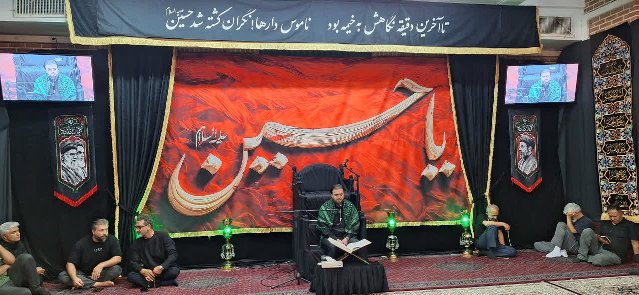 #گزارش_تصویری مراسم عزاداری شب عاشورای حسيني در هیئت میامی های مقیم تهران