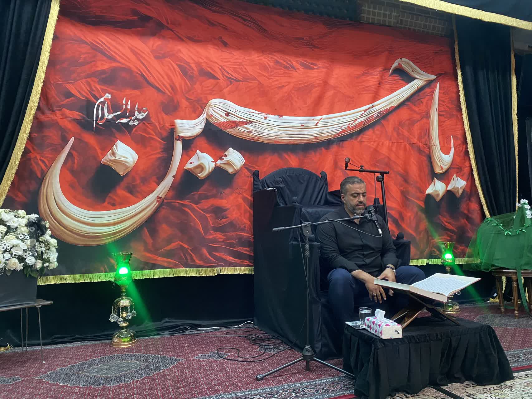 گزارش تصویری مراسم روز هشتم